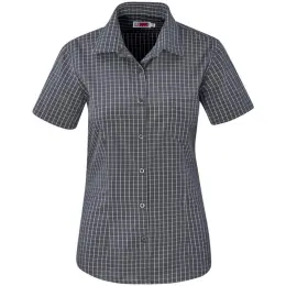 Ladies Short Sleeve Aston Shirt Grey